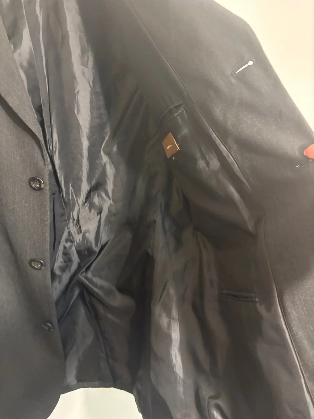 Suit jacket Dark Gray Single-Breasted Blazer 3 button